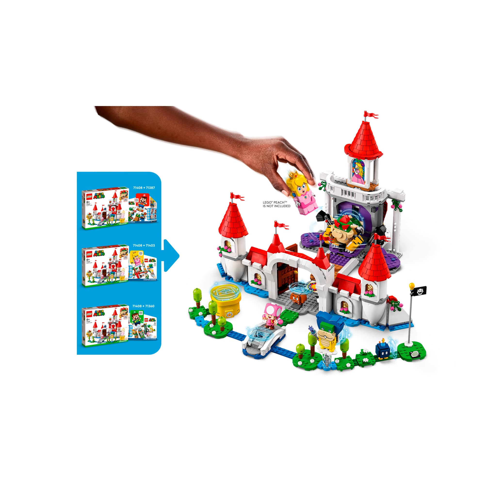 Miniatura LEGO Super Mario - Pacote de Expansão - O Castelo de Peach