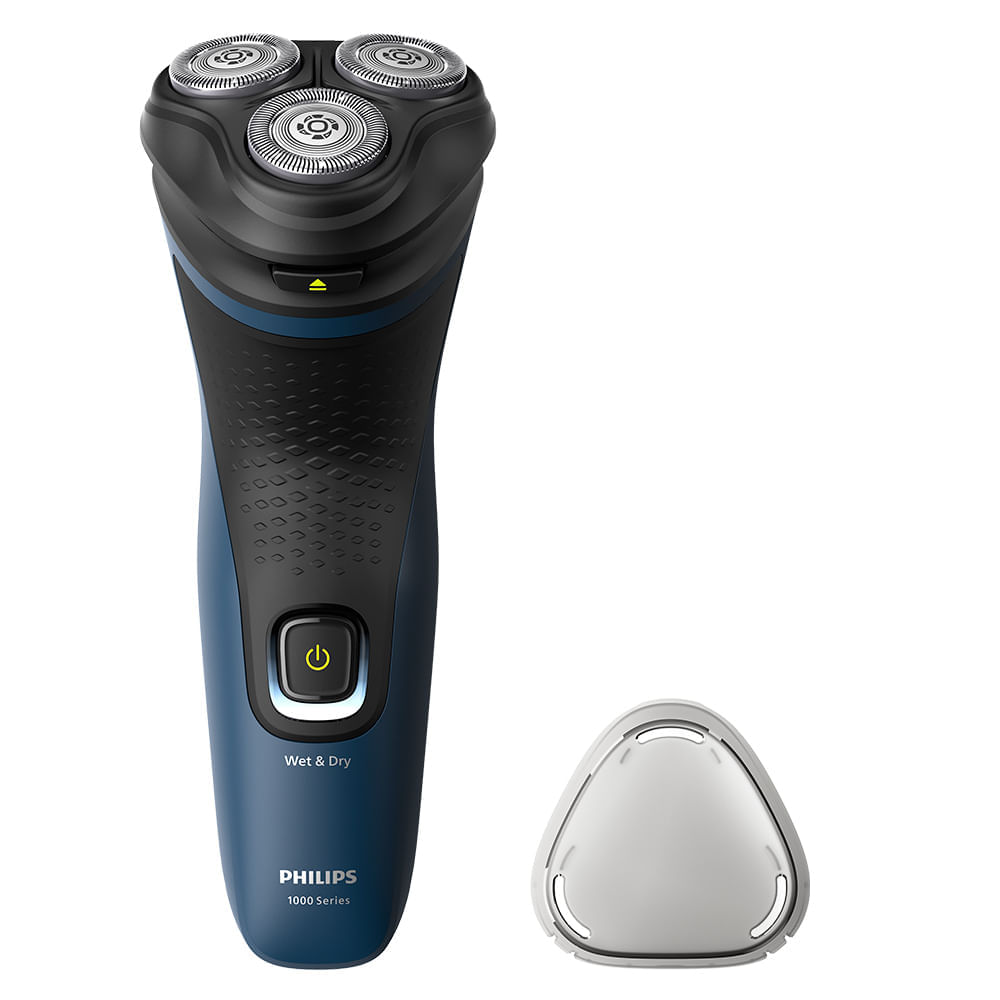 Miniatura Barbeador Elétrico Philips Auto Afiável, à Prova d´água - S1151/00 Bivolt