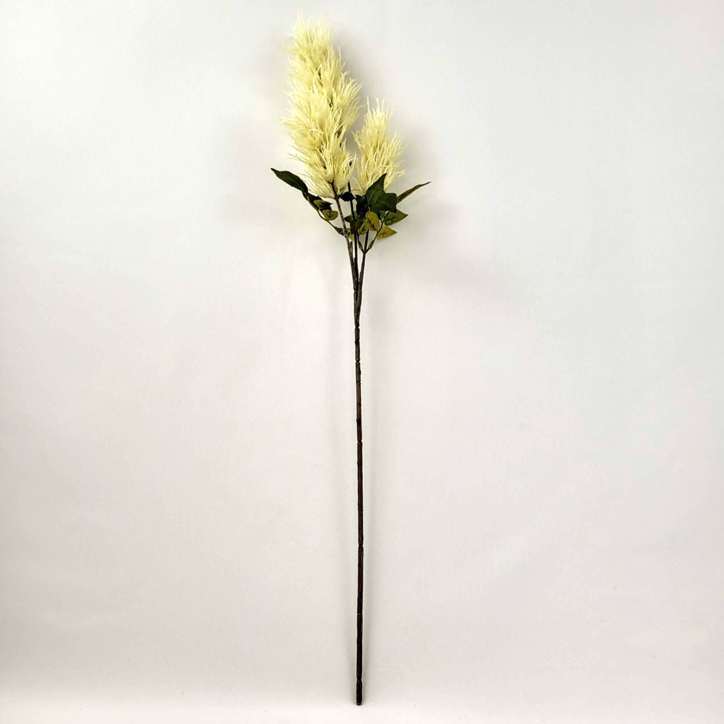 Miniatura Flor Artificial Astilbe Creme 87X10Cm Planta Artificial