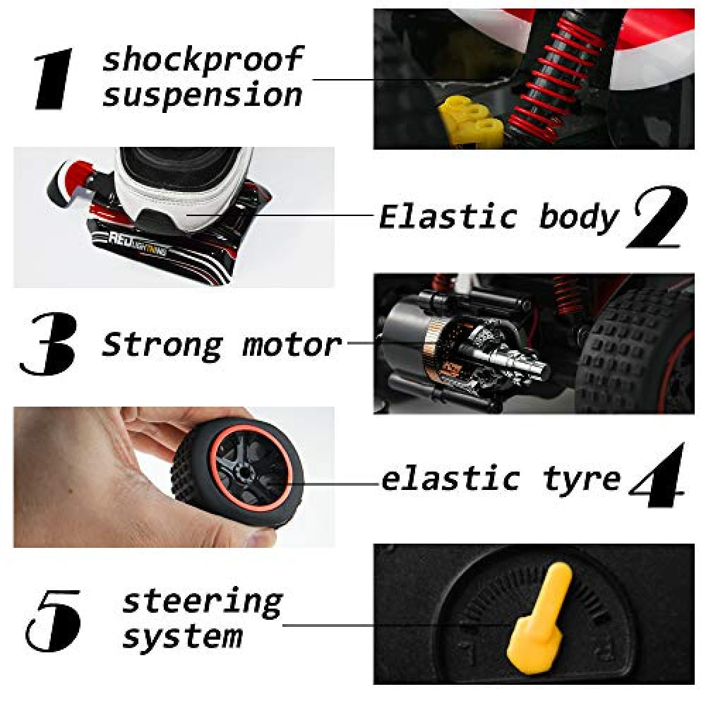 Miniatura Carro de corrida RC carro de controle remoto de alta velocidade de 24 GHz carrinho de brinquedo de 2 rodas