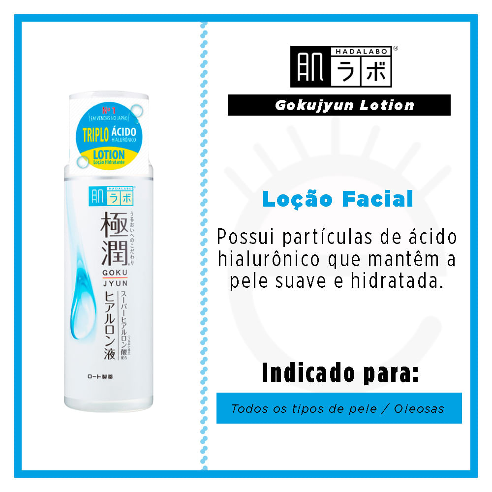 Miniatura Loção Facial Hada Labo - Gokujyun Lotion 170ml