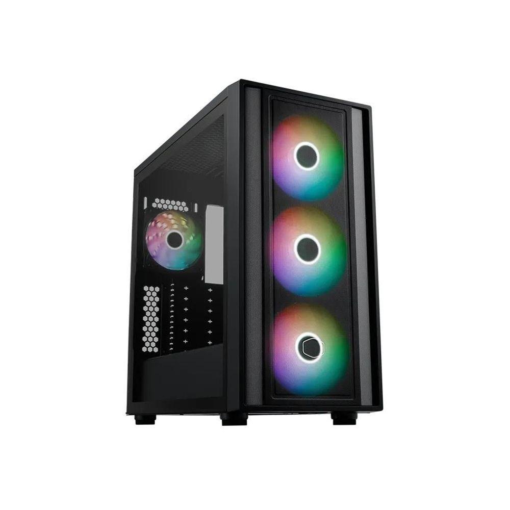 Miniatura Gabinete Cooler Master Masterbox 600 Black - Mb600-kgnn-s00