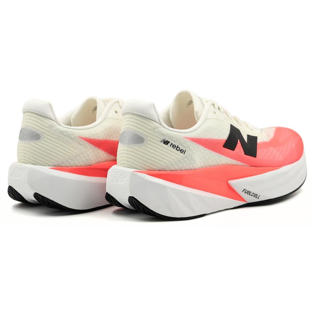 Miniatura Tênis New Balance Fuelcell Rebel V5 Masculino BRANCO/CORAL - 38