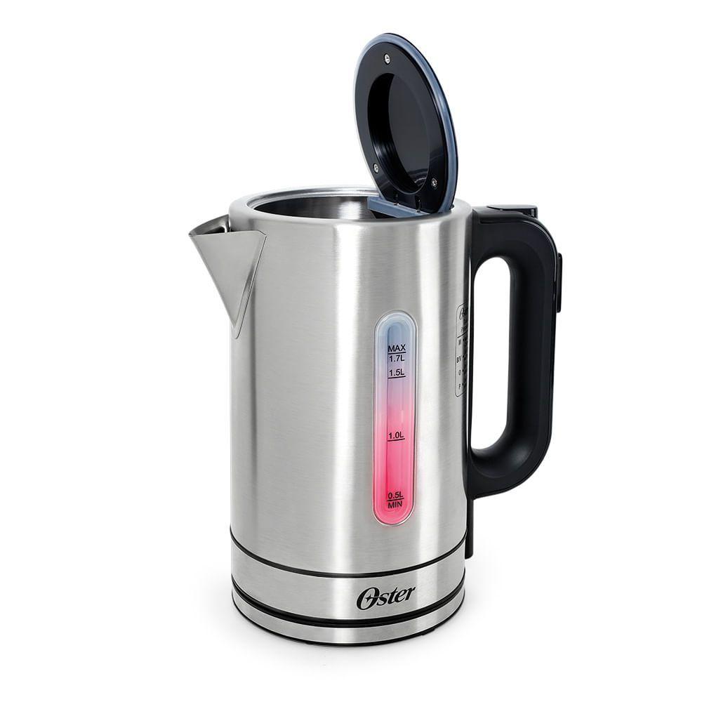 Miniatura Chaleira Elétrica Digital 1,7L Oster Inox 220V