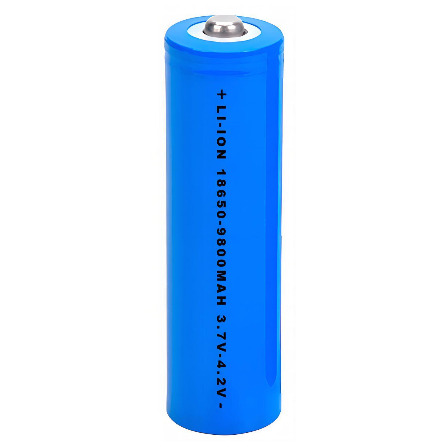 Miniatura Kit 6 Baterias 18650 9800Mah 4.2V Recarregáveis Para Rádios