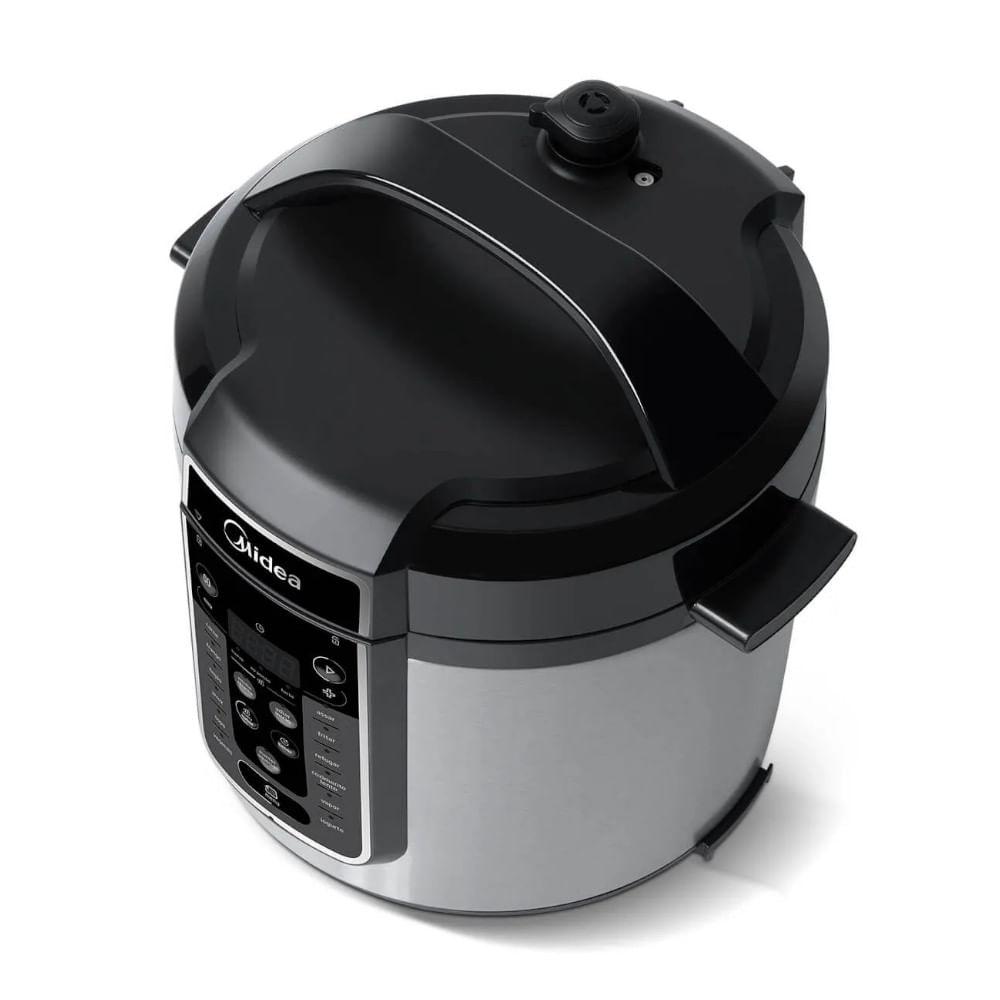 Miniatura Panela Elétrica Midea de Pressão MasterSteam 6L Inox 127V