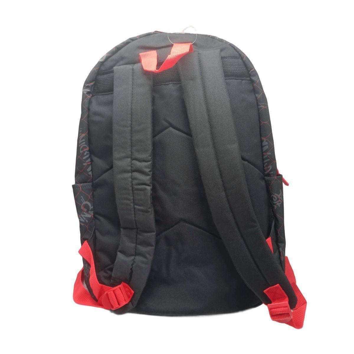 Miniatura Mochila De Costa Vermelha Enaldinho Juvenil Escolar Luxcel