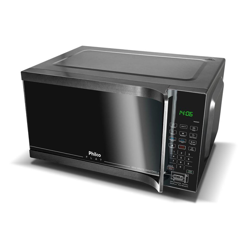 Miniatura Micro-ondas Philco PMO28TF Flat Sem Prato Giratório 28L 1400W 110V