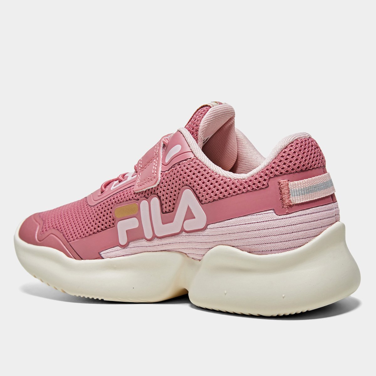 Miniatura Tênis Infantil Fila Split Vlc Rosa+Dourado - 35
