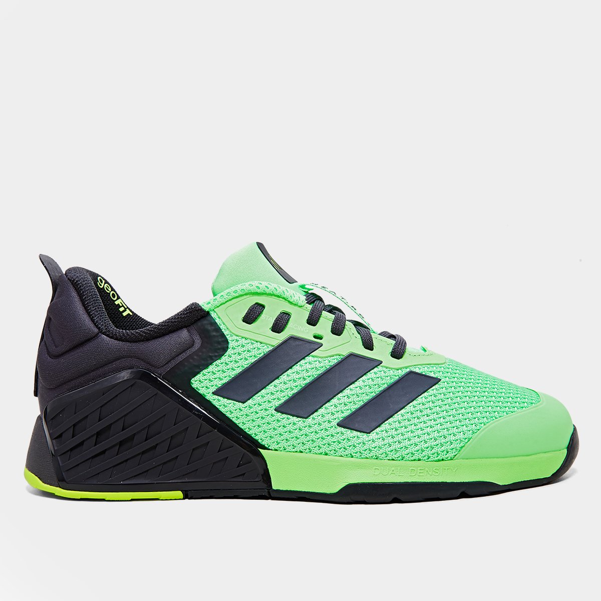 Miniatura Tênis Adidas Dropset 3 Verde Limão+Preto - 38