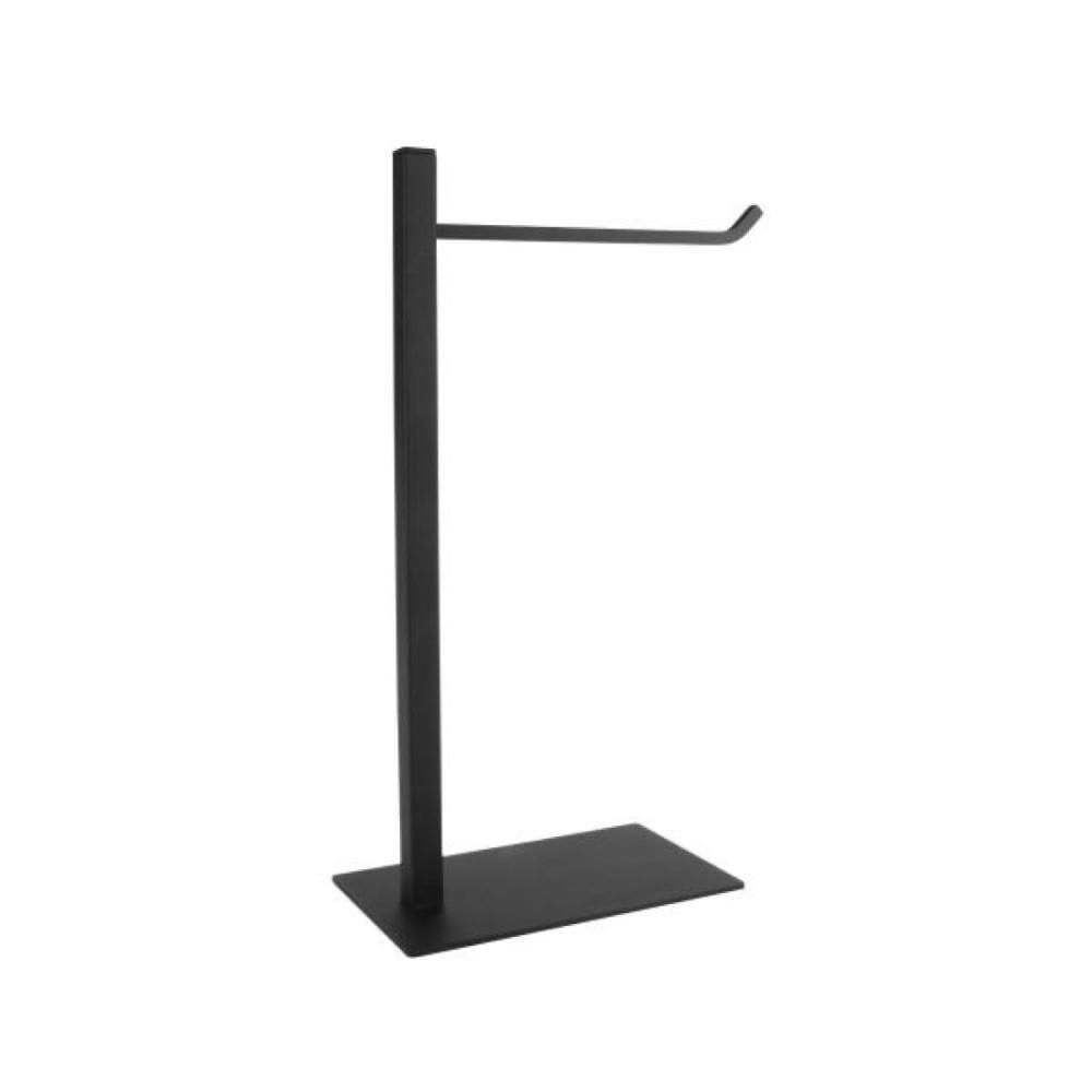Miniatura Porta Toalha de Bancada Inox Square SQ12582 Ducon Metais Preto Fosco