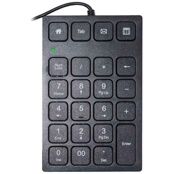 Miniatura Teclado Numérico K-Mex Usb Kp-2403 Preto