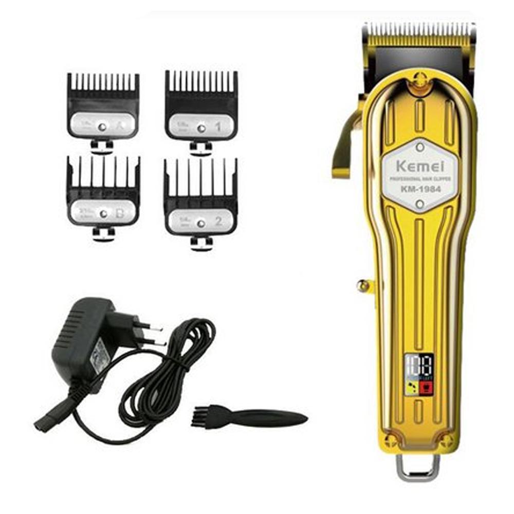 Miniatura Máquina Kemei De Corta Cabelo Recarregável Km 1984