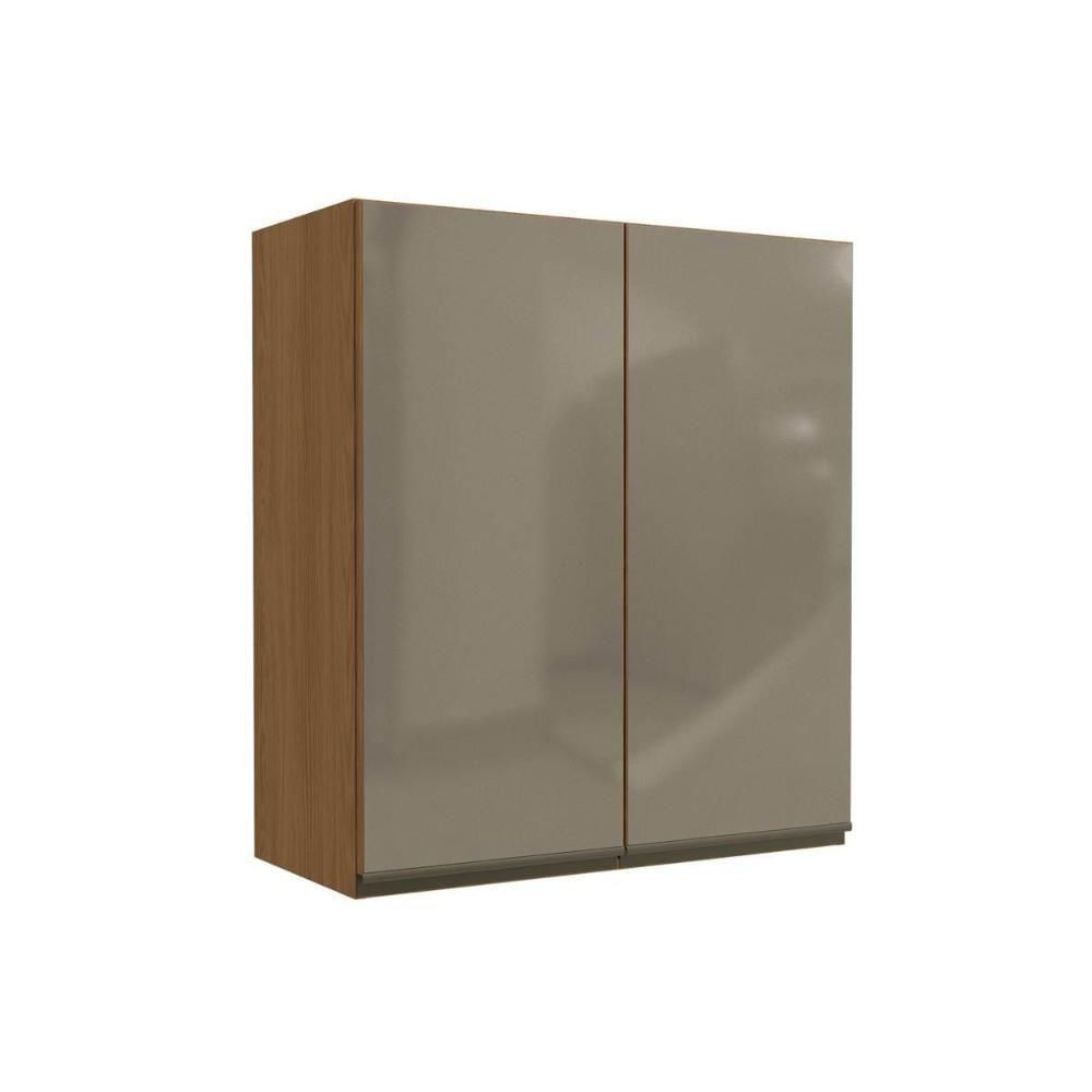 Miniatura Módulo Cozinha Maxxi Armário G765 Com 2 Portas Com Vidro Reflecta 80cm Canela