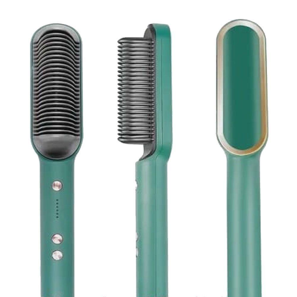 Miniatura Chapinha Escova Secadora Pente Alisamento Elétrico Bivolt