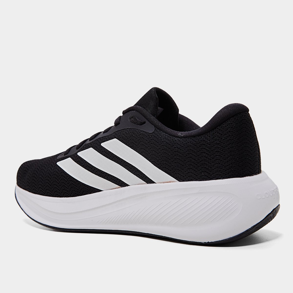 Miniatura Tênis Adidas Response Runner 2 Preto+Branco - 34