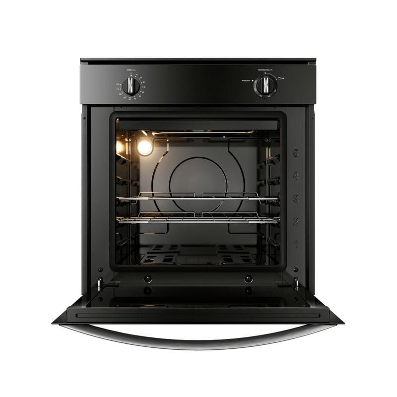 Miniatura Forno de Embutir a Gás Consul 78L Preto com Grill COA84CE Bivolt