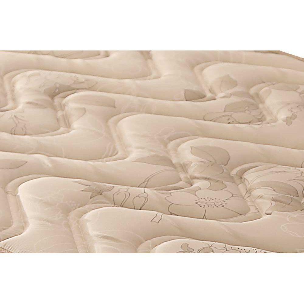 Miniatura Cama Box Baú Casal: Colchão Espuma Paropas D33 Pasquale + Base Crc Suede Clean(138X188)