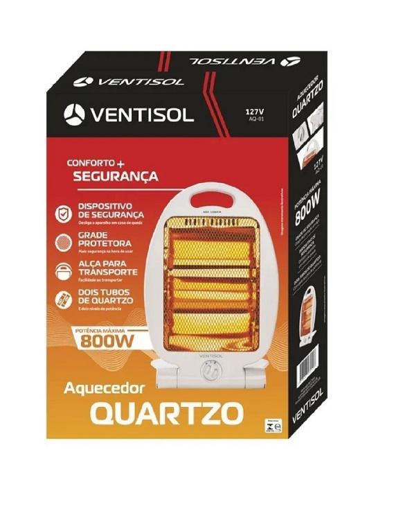 Miniatura Aquecedor Domestico Quartzo Premium Ventisol 110V