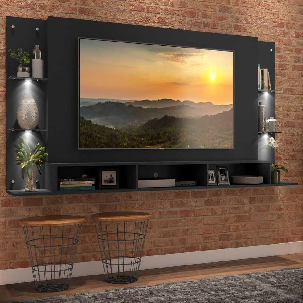 Painel Com Suporte Tv 65´´ E 4 Leds Vegas Premium