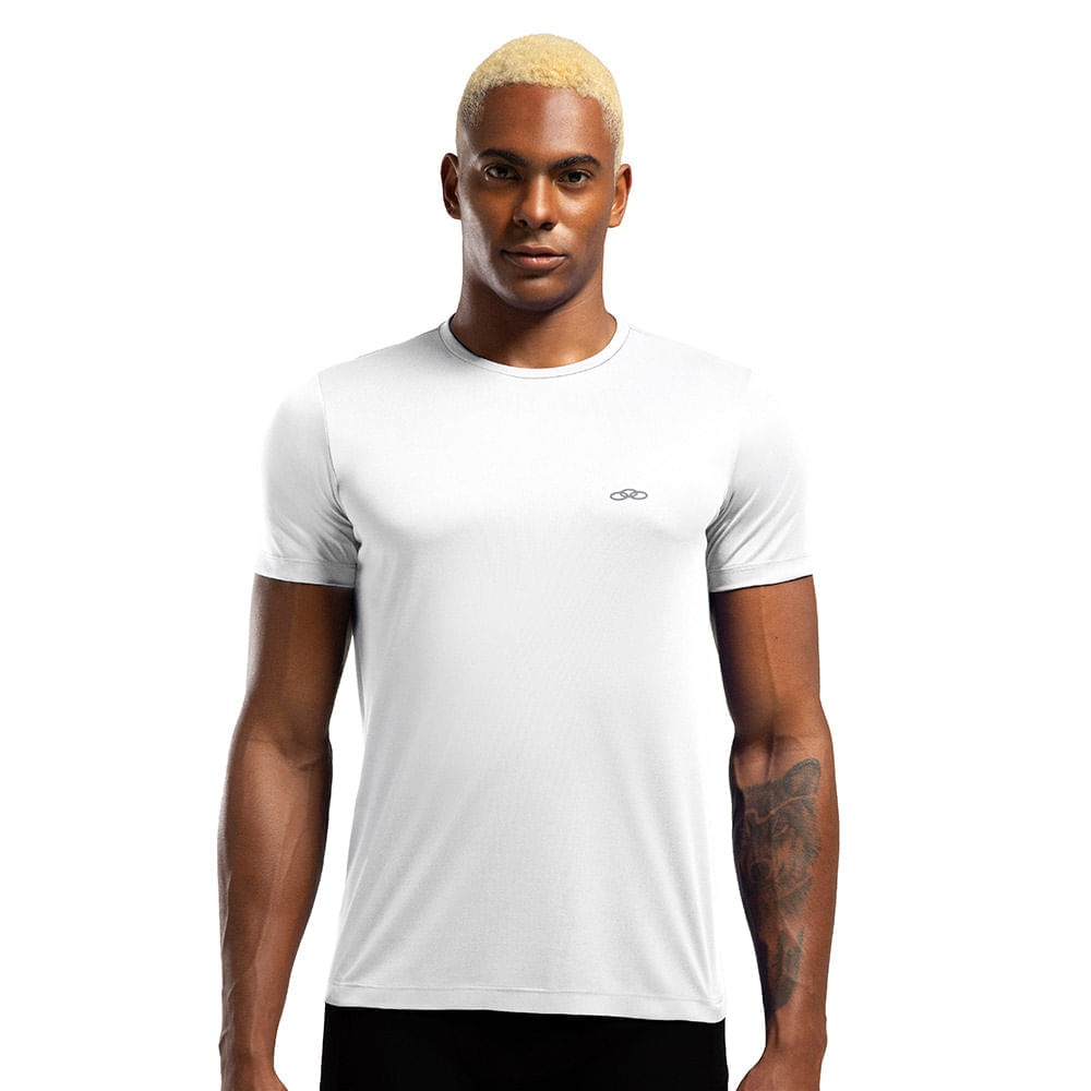 Miniatura Camiseta Essential Olympikus Masculina Branco - G