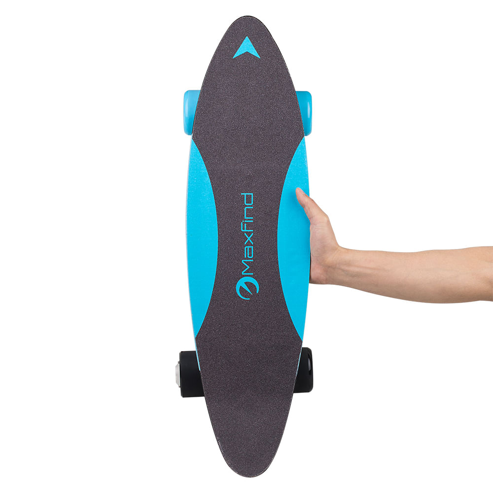 Miniatura Skate Elétrico Maxfind MaxC azul