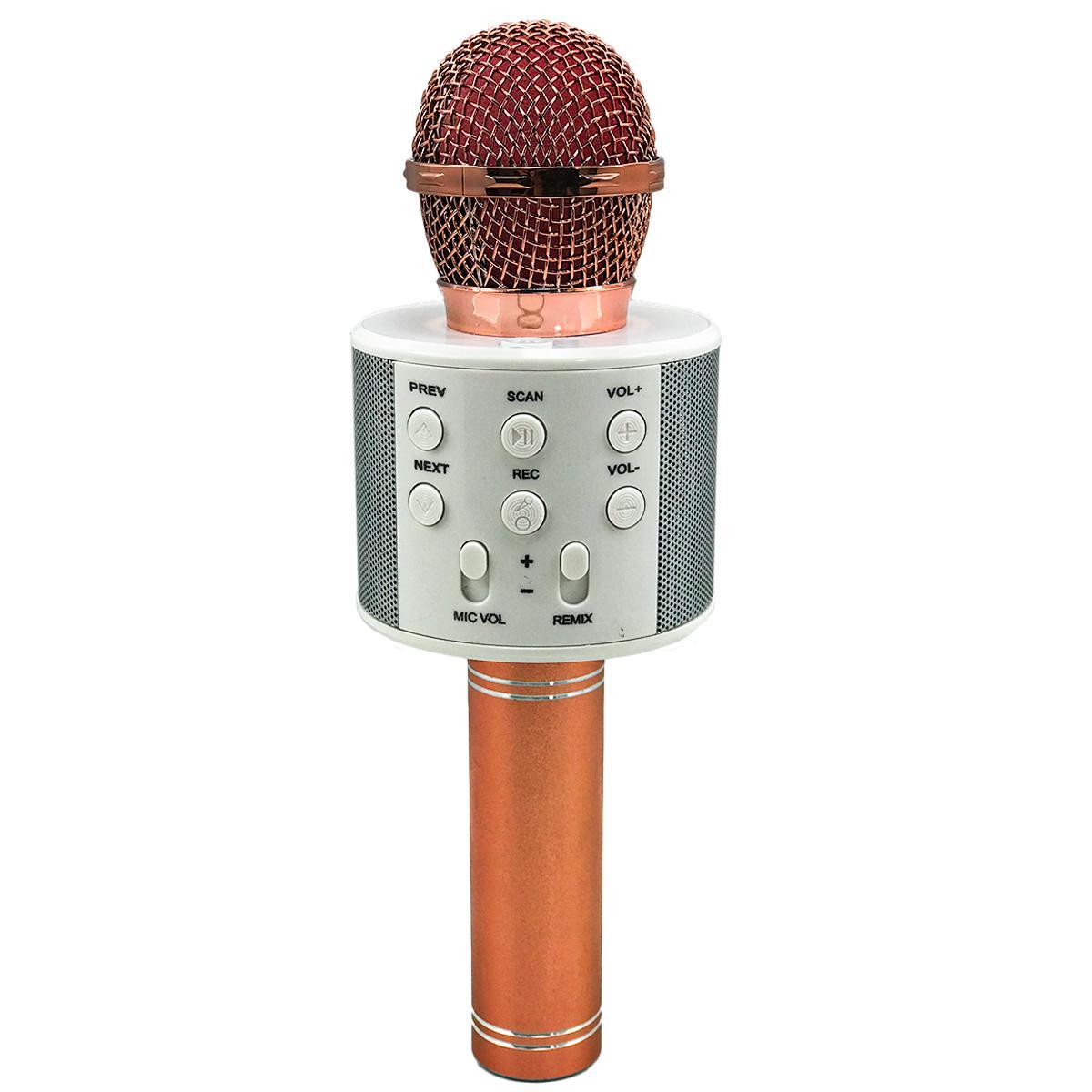 Miniatura Microfone Sem Fio Bluetooth Karaoke - Ws858