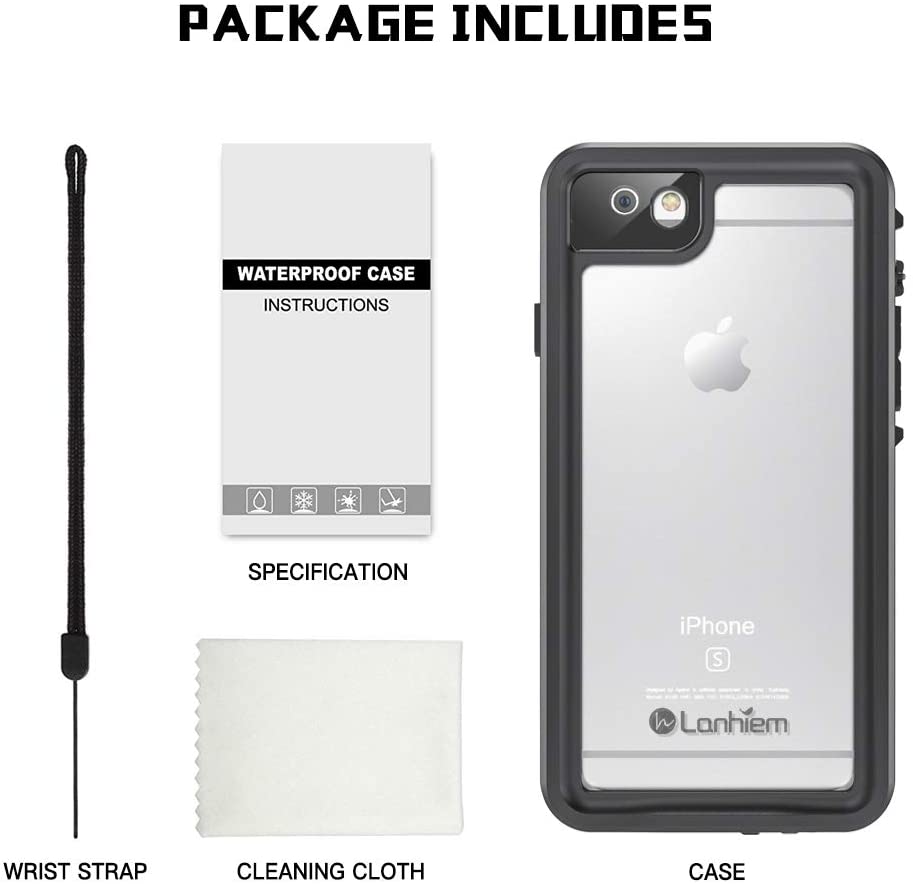 Capa Celular Prova Dágua IP68 iPhone 66S Preto