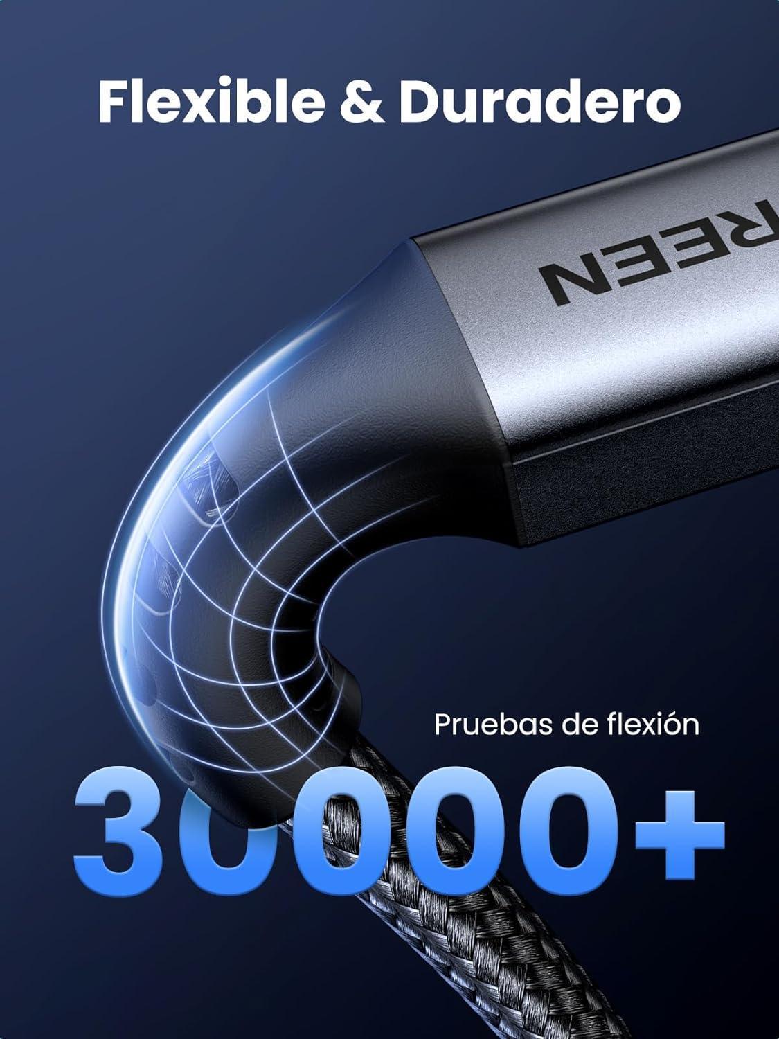 Cabo Usb C Nylon Trançado Type C Pd 60W Carregamento Rápido