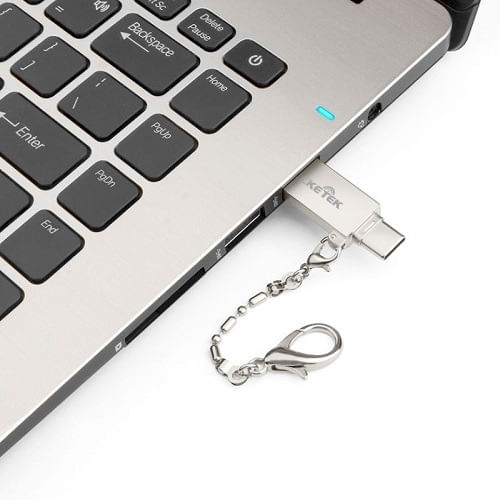 Miniatura Leitor Cartão Tipo C Micro Sd/tf Memória Otg 2.0 Celular Pc