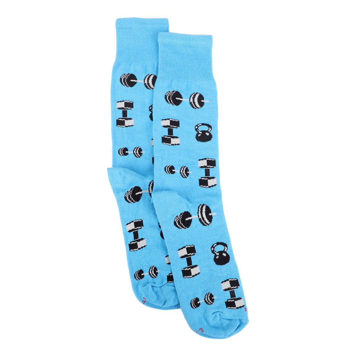 Miniatura Meia Cano Longo Divertida Trifil Humor Masculina Azul Piscina - 34/39