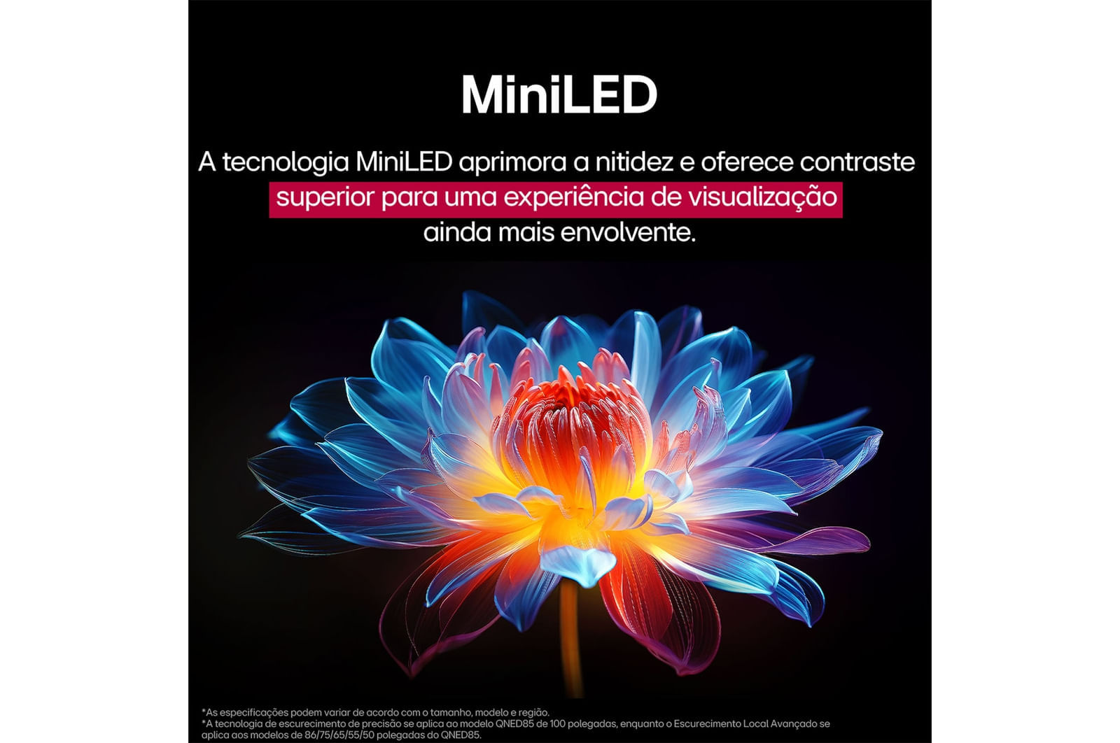 Smart TV LG QNED evo AI QNED85 65 Polegadas (65QNED85ASG): Cores Ricas e Precisão MiniLED em 4K 12 meses - 65 " - 110v/220v