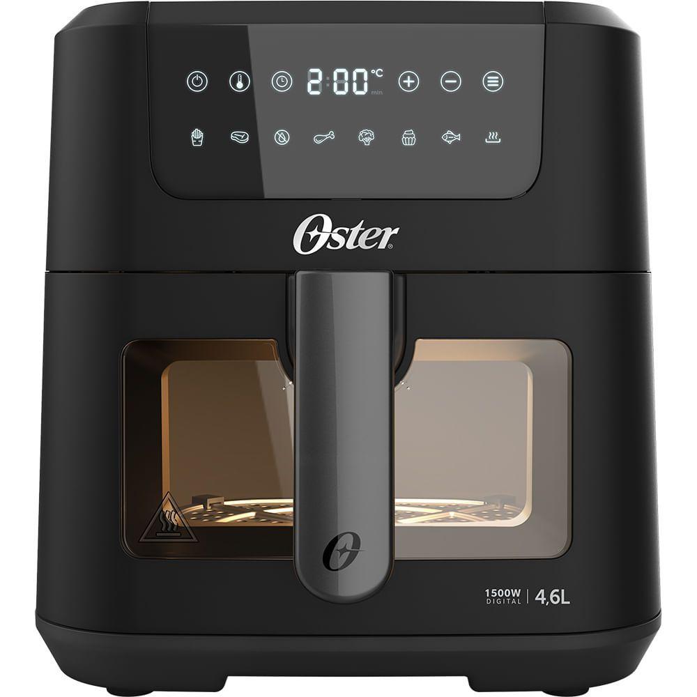 Miniatura Kit Digital Oster - Fritadeira Clear E Chaleira 1,7L Black 110V