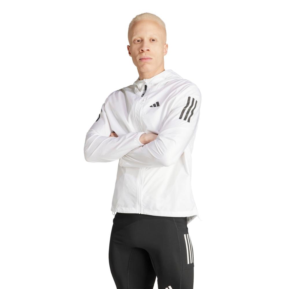 Miniatura Jaqueta Adidas Own The Run Masculino BRANCO/PRETO - G