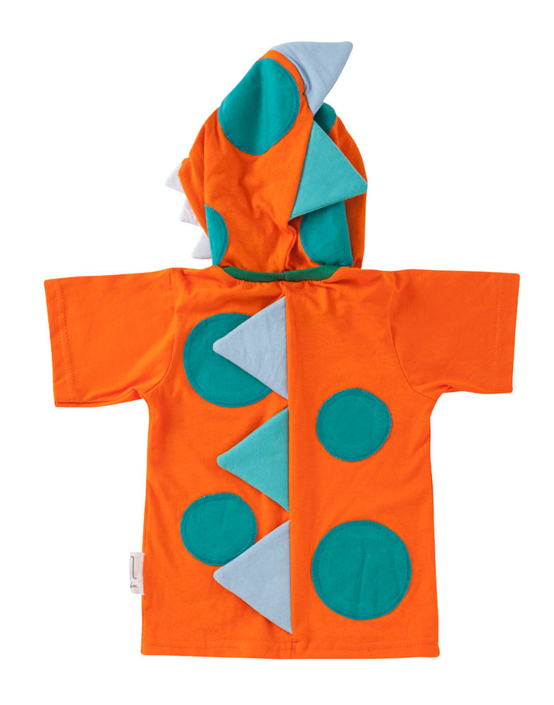 Camiseta Dani Lessa de Capuz Dinossauro P