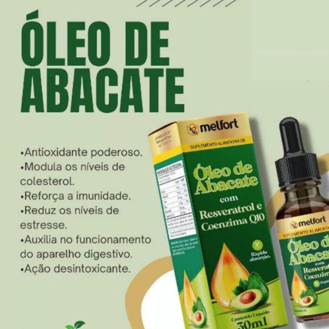Miniatura Óleo De Abacate Com Resveratrol E Coenzima Q10 30Ml