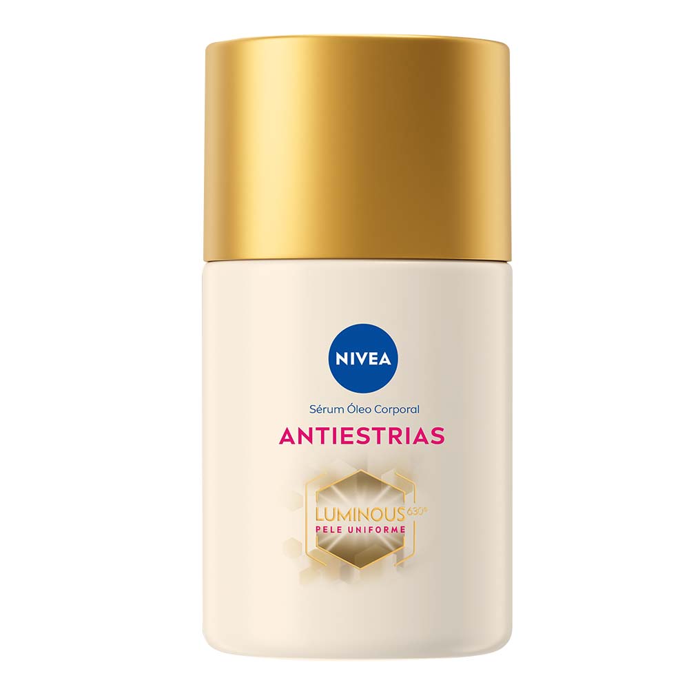 Miniatura Sérum Óleo Corporal Antiestrias Nivea - Luminous 630 Pele Uniforme 100ml
