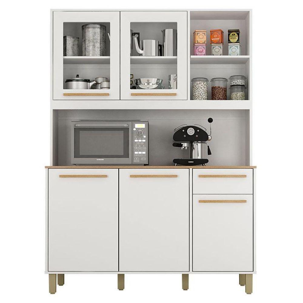 Miniatura Armário De Cozinha Rubi Branco Cinamomo - Valdemóveis
