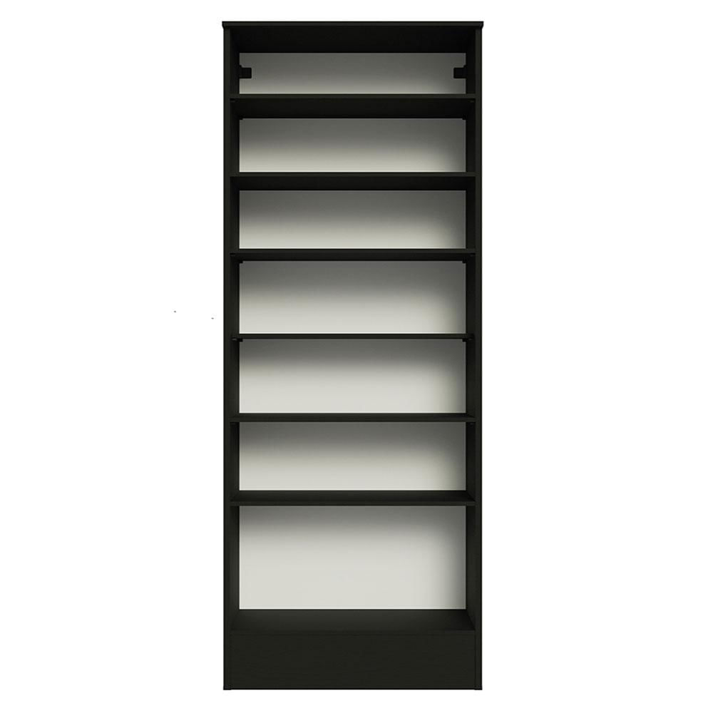 Armário Multiuso 60 cm 1 porta Preto Madesa Preto
