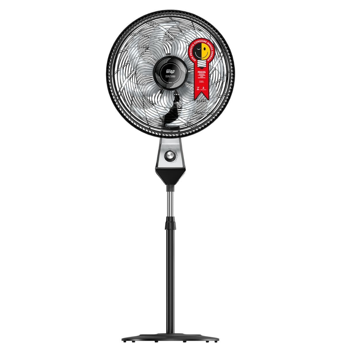 Miniatura Ventilador Coluna 50cm 180w 8 Pás Silencioso Wap Flow Turbo Frequência 60 Hz 220V 220V