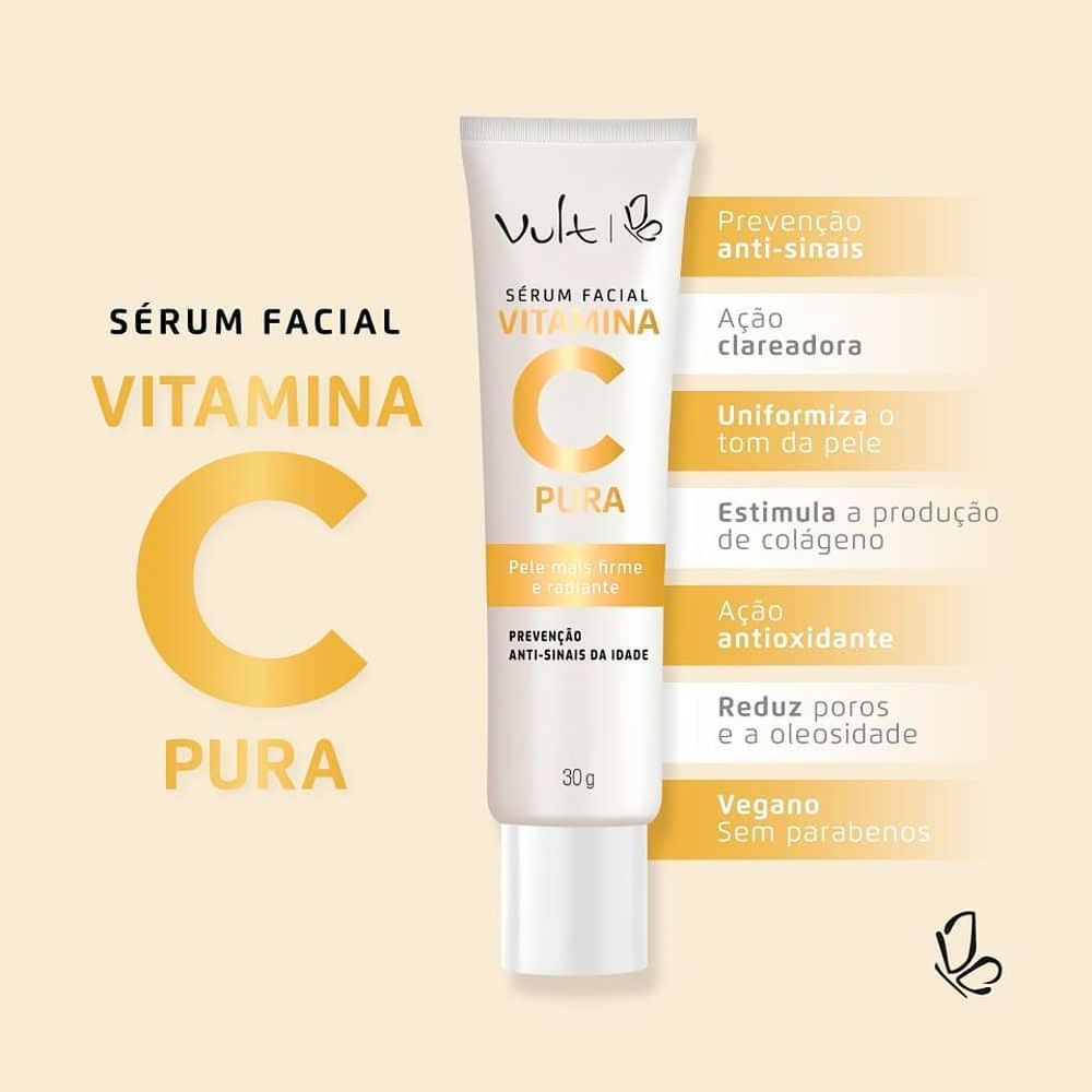 Miniatura Sérum Facial Vult Vitamina C Pura 30g