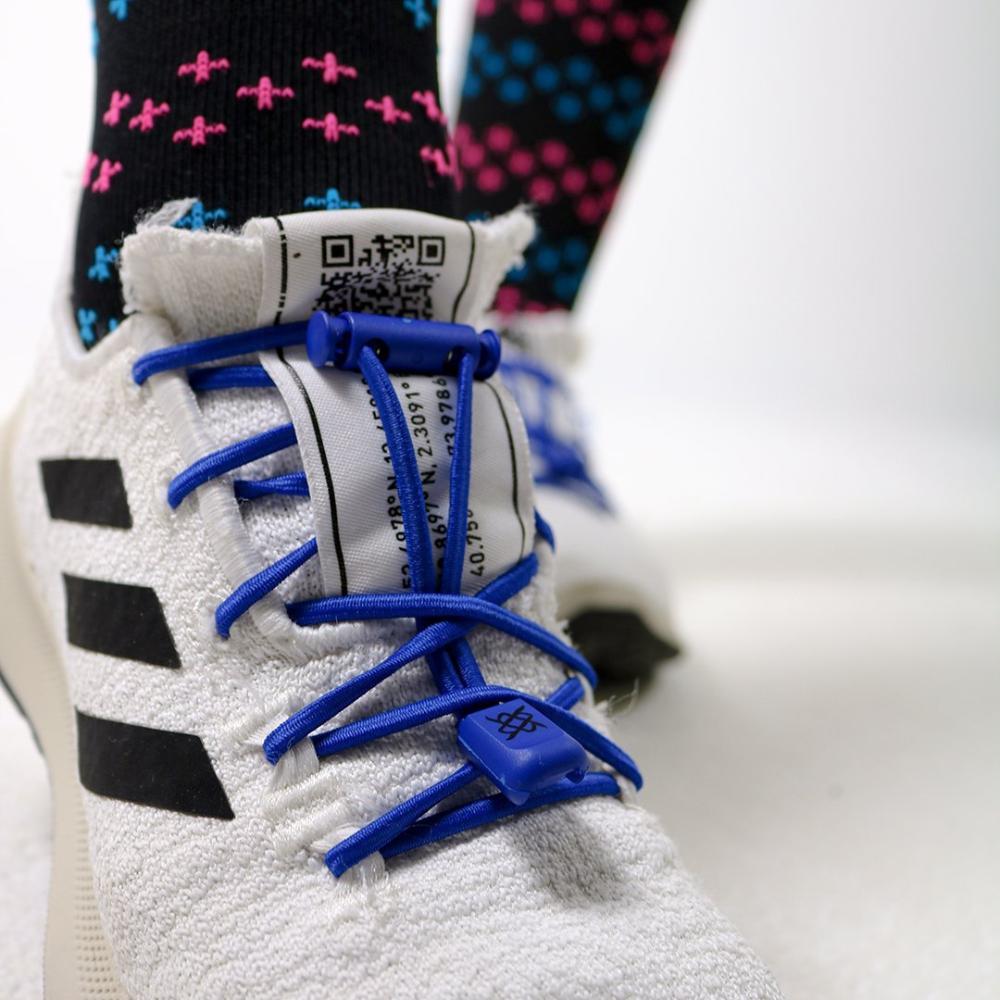 Kit com 2 Testeiras e 2 Cadarços Elásticos Azul e Verde AZUL/VERDE