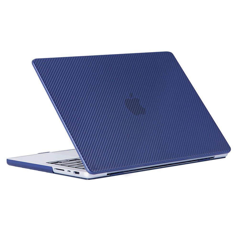 Miniatura Capa Fibra De Carbono Macbook Pro 13.3 Pol A2251 A2289 A2338 azul