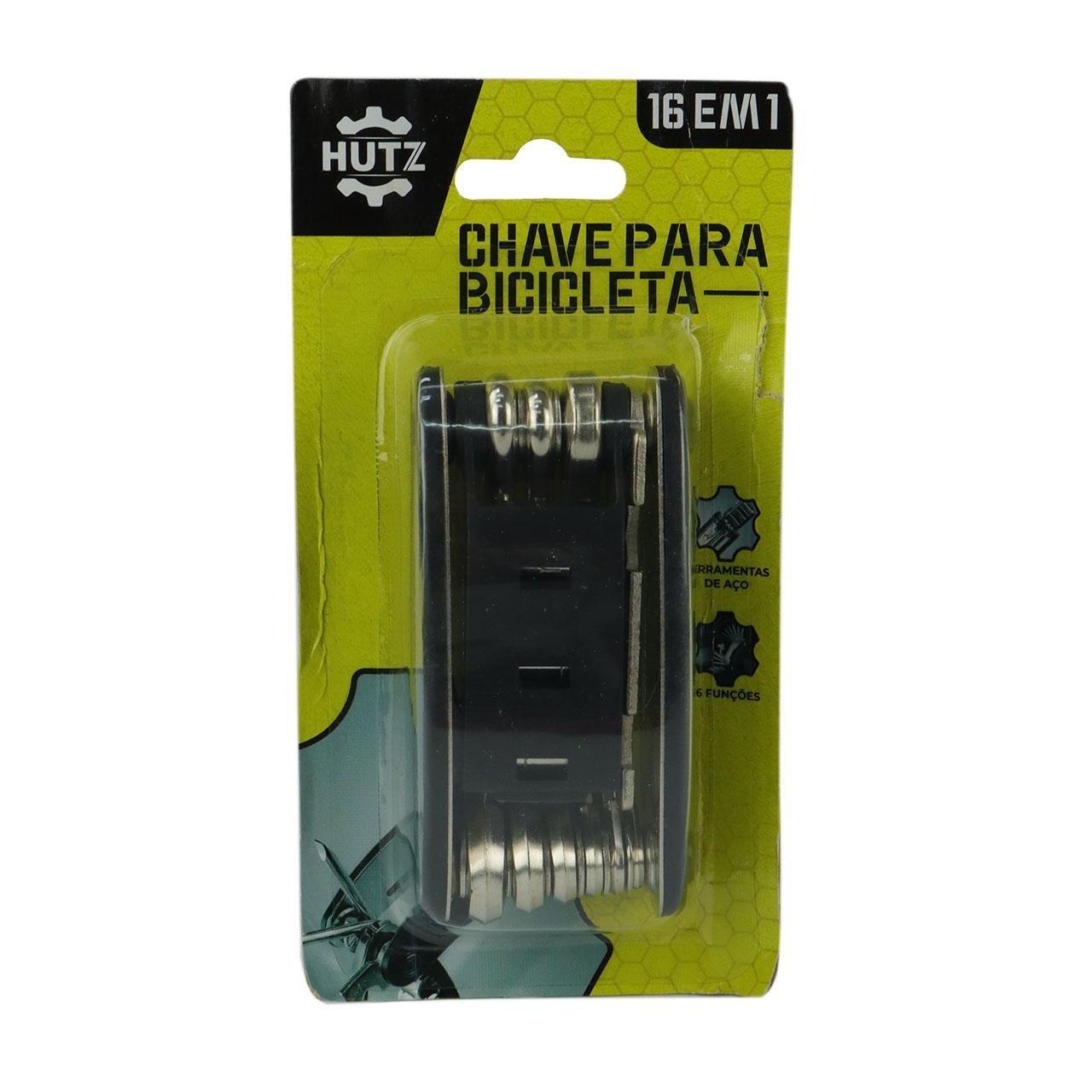 Miniatura Jogo De Chaves Para Manutenção De Bicicleta Com 16 Peças