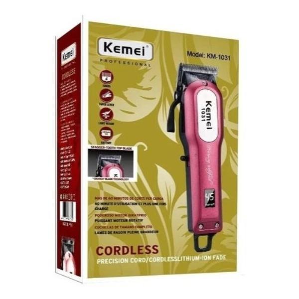 Miniatura Kemei Km 1031 Maq Cortar Cabelo Chapinha Alisar Barba Cabelo