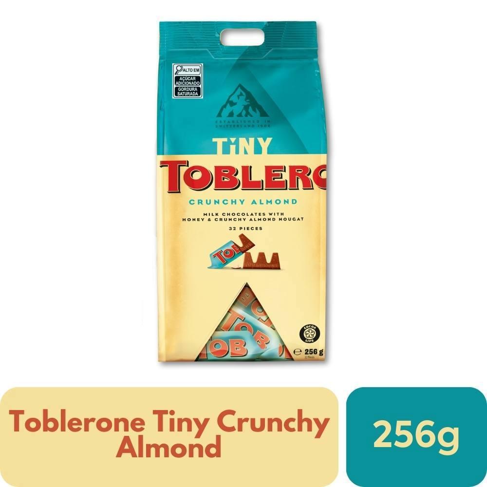 Miniatura Mini Toblerone Tiny Crunchy Almond Bag 256G