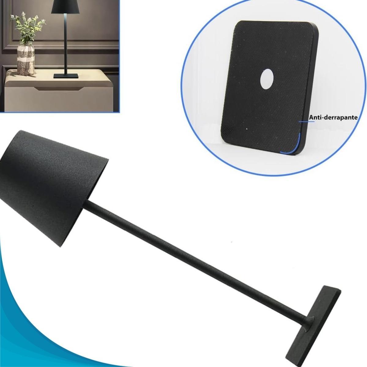 Abajur Moderno Recarregável Usb C Luz Led Articulada Mesa