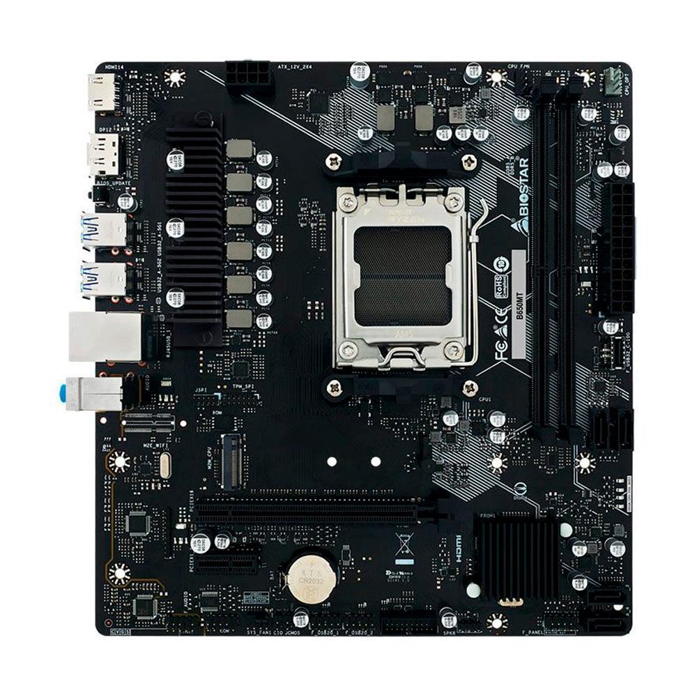 Miniatura Placa Mãe B650M Chipset A650 Amd Am5 Ddr5 Matx Biostar