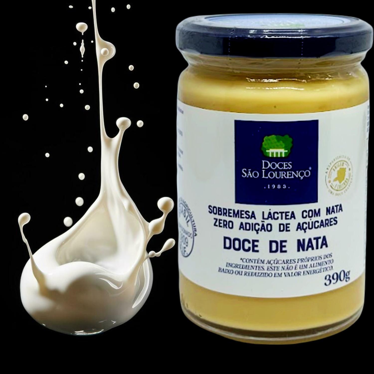 Miniatura Kit 3Un Doce De Nata Zero Adição De Açucar Sao Lourenco 390G
