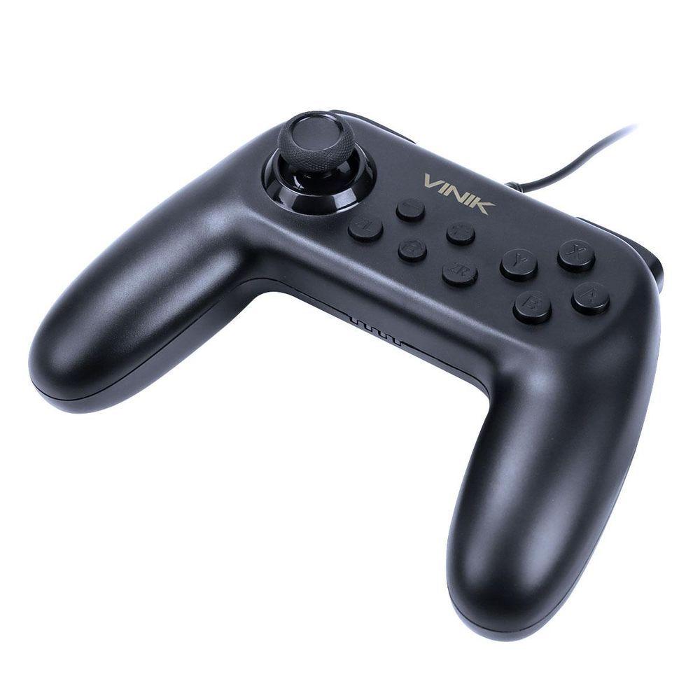 Controle Para Nintendo Switch Com Fio Usb Modelo Ns Preto